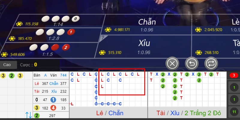 Tài xỉu online nh88 cung cấp đa dạng cửa cược
